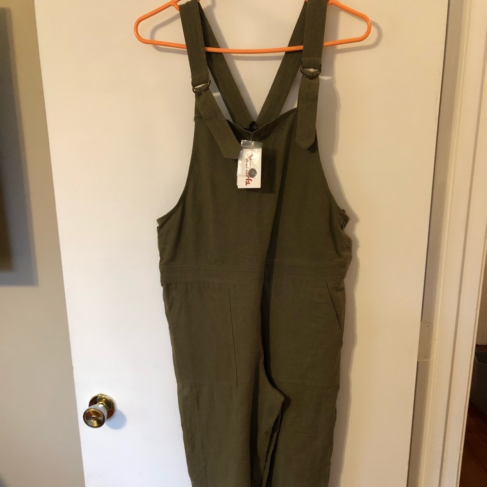 Green jumpsuit